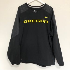 NIKE Dri Fit Black Oregon Ducks Pullover Jacket